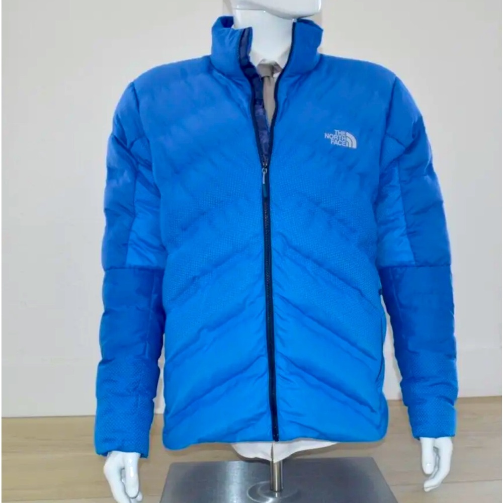 The north face ombré blue 700 down jacket snow men size large L